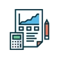 Big Data Analysis Icon